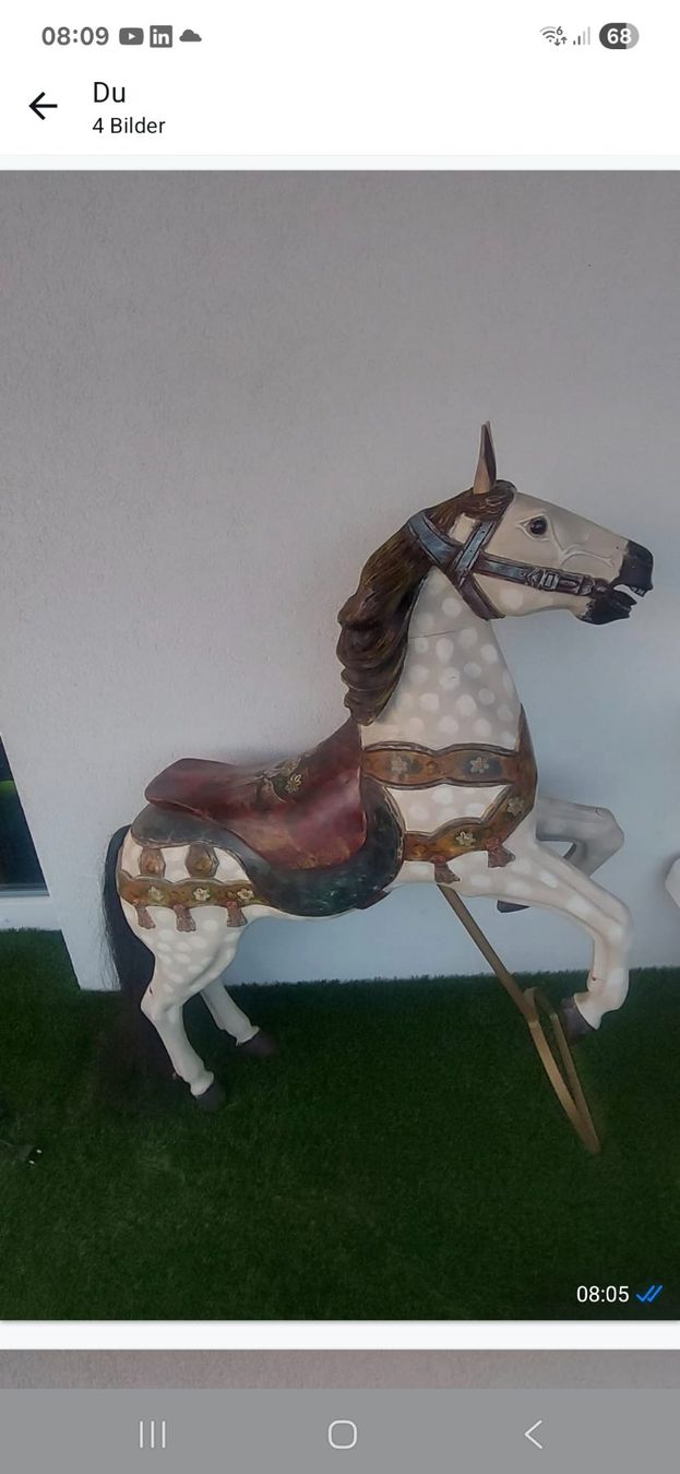 Tutte le decorazioni: Holzpferd höhe ca 90cm – Usato da Zollikon venduto da joergallenbrand 2