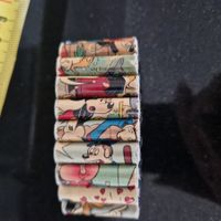 Street-Art: Kinder-Armband aus Papier-Comic-Rollen, Neu