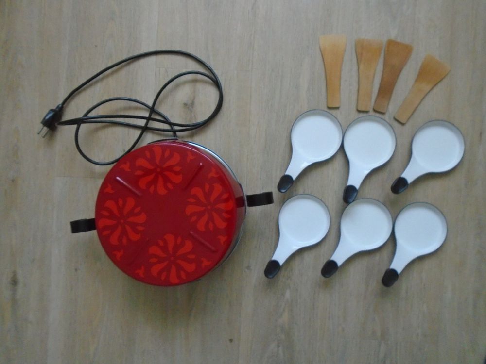roter vintage RACLETTEOFEN / Stöckli Schweizer Produkt (Gebraucht) in ...