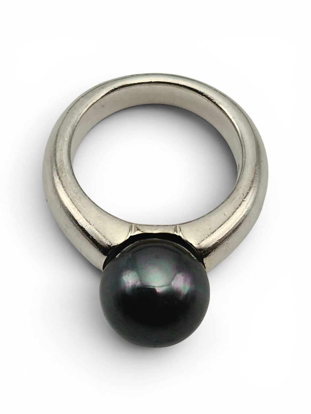 Anelli: Bague THOMAS SABO Argent & Perle synthétique Noire – Usato da Clarens venduto da Rimany 2