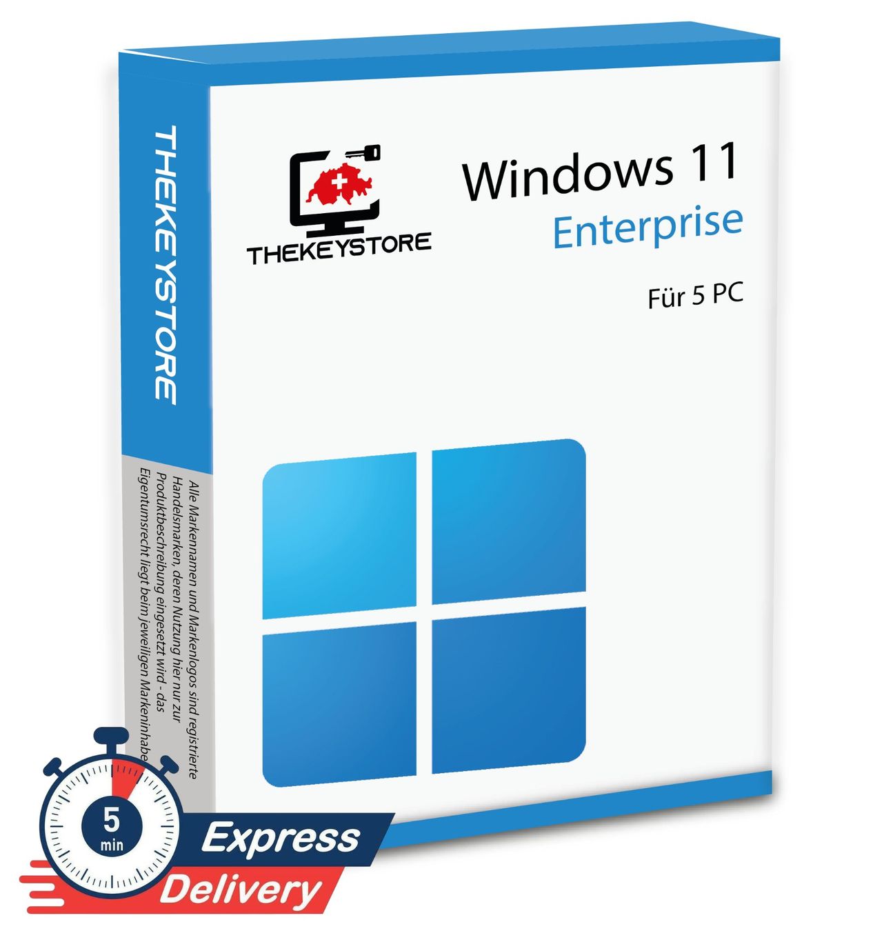 Microsoft Software: Microsoft Windows 11 Enterprise - Für 5 PC – Usato da Luzern venduto da TheKeyStoreSchweiz