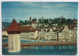 LUZERN Kapellbrücke (erbaut 1333)