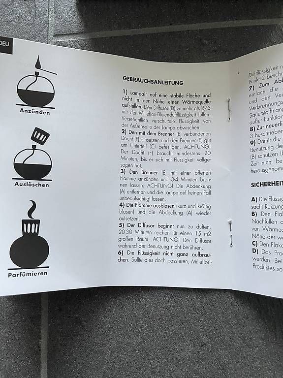 Diffusori di oli essenziali: Katalytische Duftlampe Lampair – Usato da Meisterschwanden venduto da xX3000Xx 2