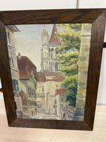 Jolie peinture R. Kammer 35, art naïf suisse
