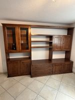 Exklusive Wohnwand aus massiver Eiche