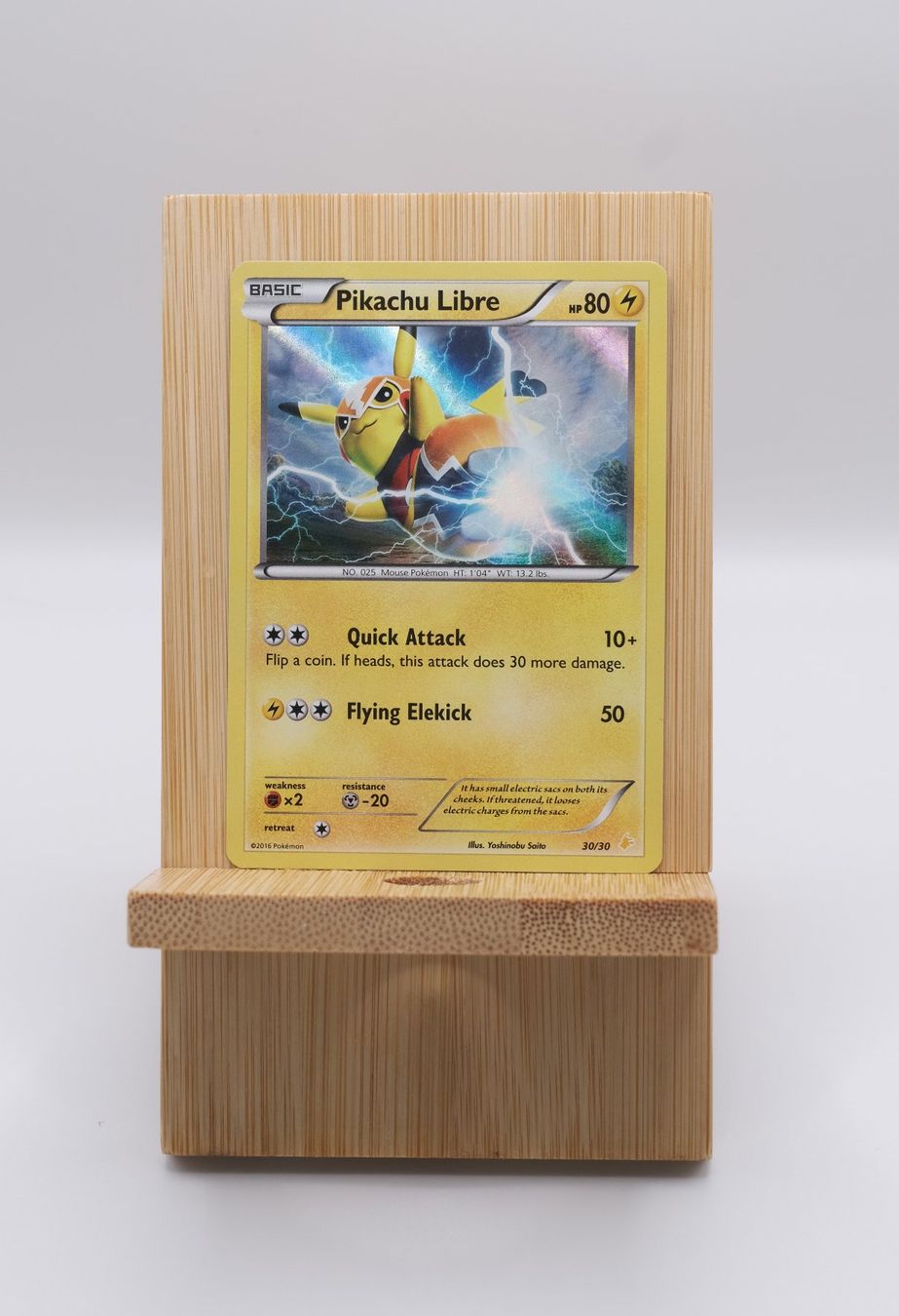 Pokémon Carte collezionabili: Pikachu Libre - 30/30 (Holo) – Usato da Bremgarten AG venduto da DCA90