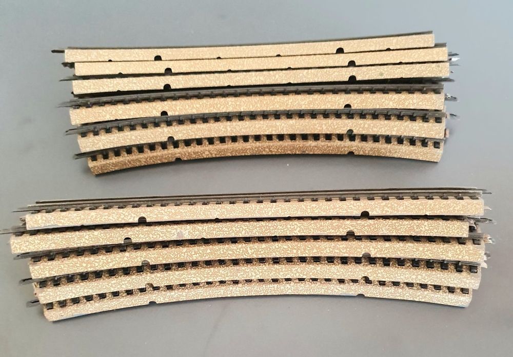 Märklin Start Up Gleise Gebogen R1 - 3x Spur H0 Gleise 30° Radius 360mm