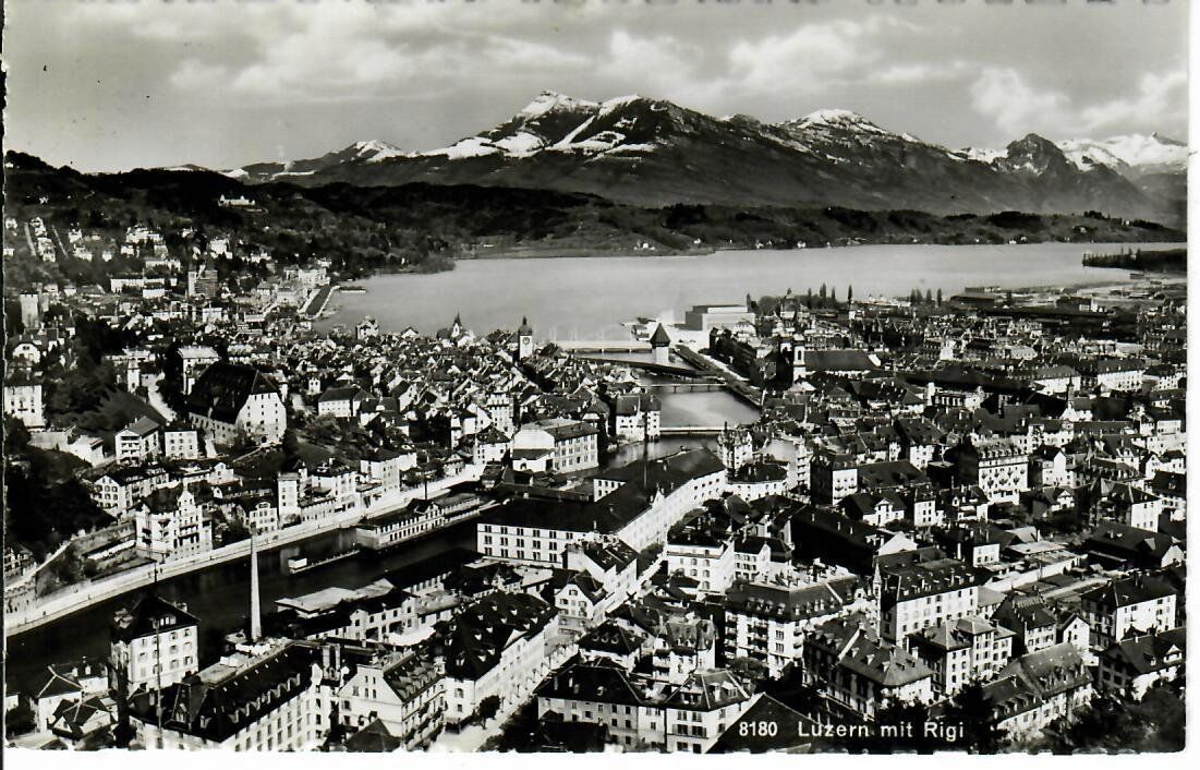 Cartoline postali: Luzern 1957 – Usato da Hochdorf venduto da Ziegel-16
