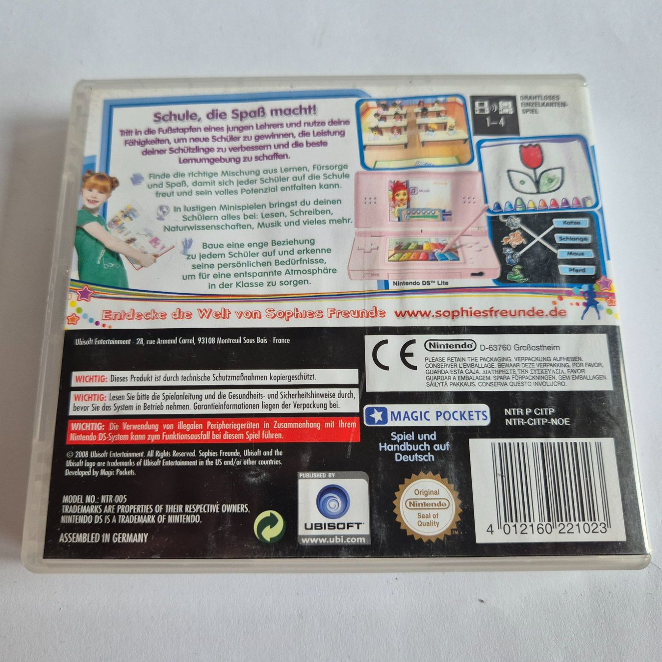 Nintendo Giochi: Sophies Freunde - Einmal Lehrer sein - DS – Usato da Zürich venduto da Mephisto87 1