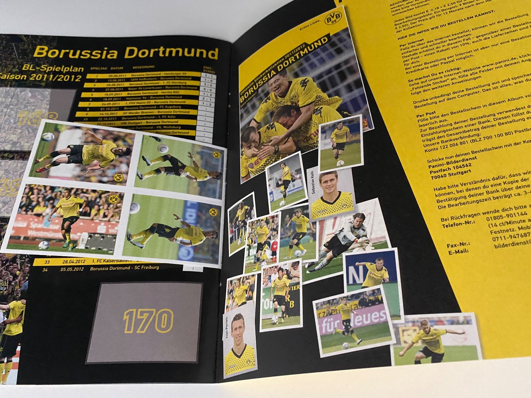 Panini Alben: Panini Leeralbum Borussia Dortmund 2011/2012 – Gebraucht aus Hergiswil LU von FcMalkov 6