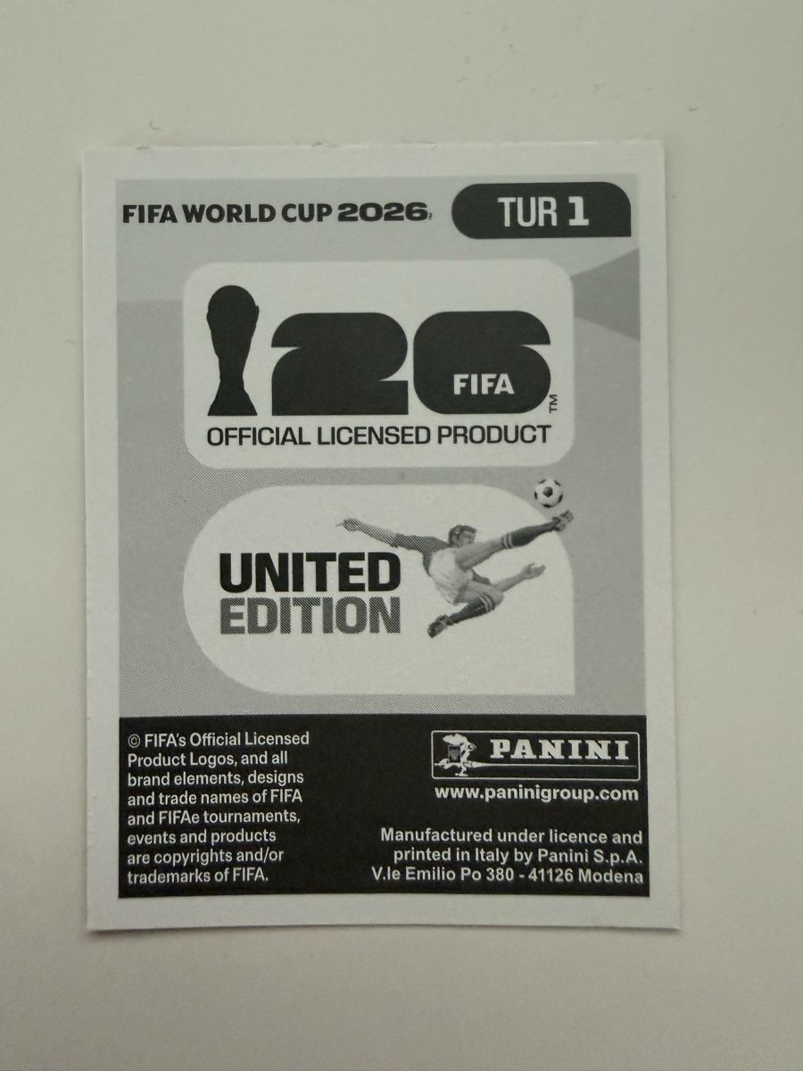 Panini Carte collezionabili: Panini TUR 1 - WM 2026 – Nuovo (secondo la descrizione) da Zürich venduto da Gazo_11 1