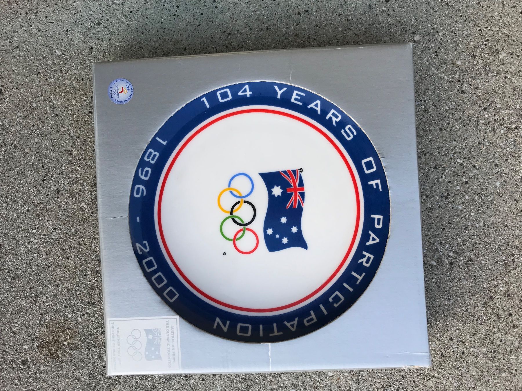 Teller: Olympia Olympiade 2000 SYDNEY Australien Wandteller – Neu (gemäss Beschreibung) aus Widnau von Seppl480 1