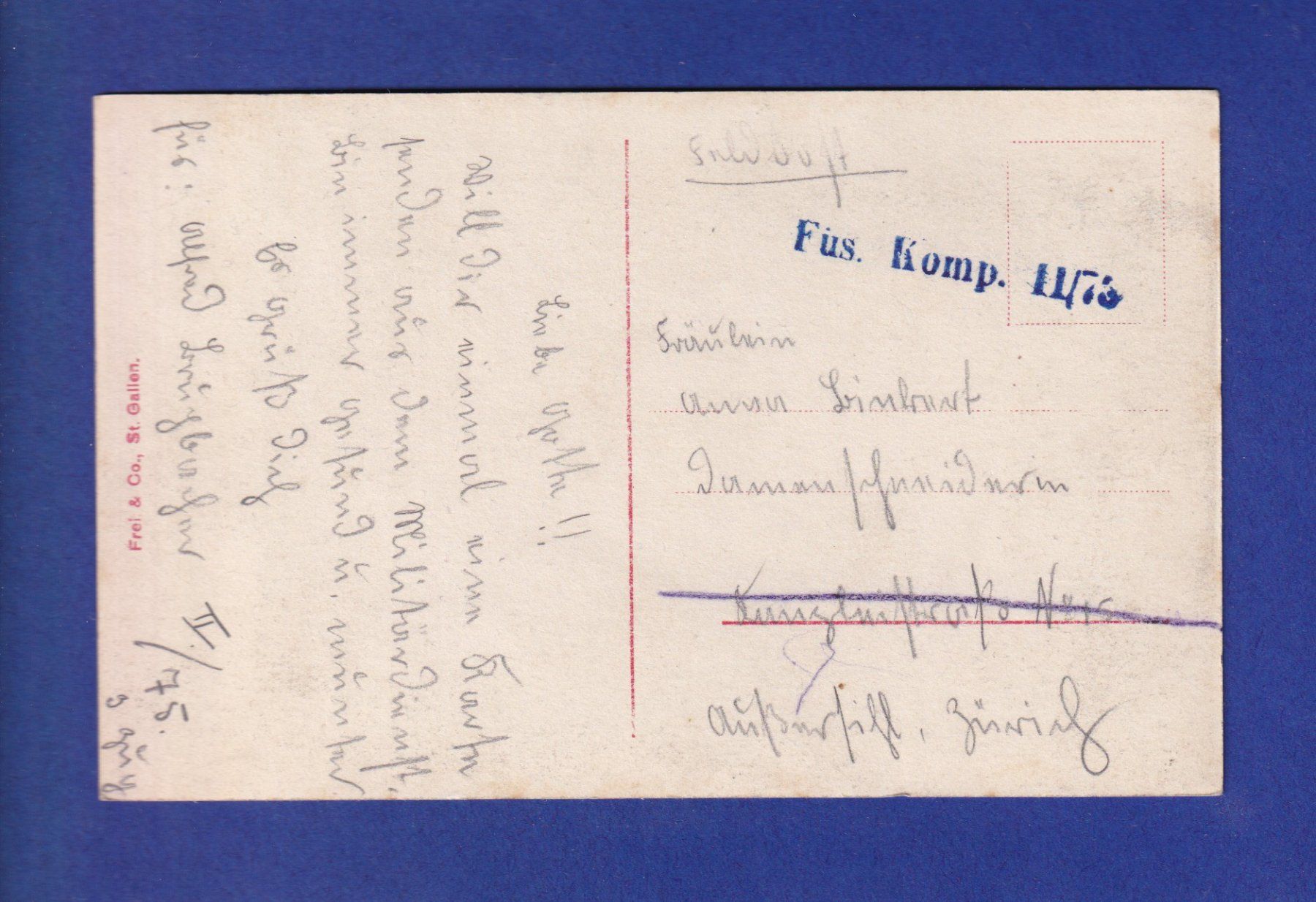 Cartoline postali: STEINBOCK / Bouquetin - Feldpost – Usato da Pully venduto da nicecards-shop 1