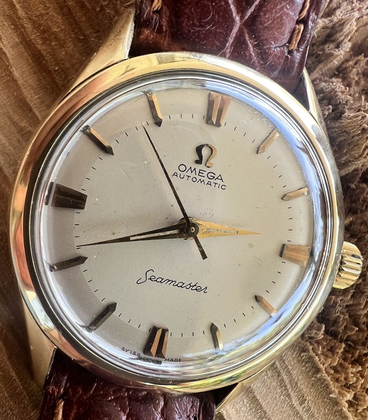 Omega Montres: Omega Seamaster Automatic Two Tone Double Marker Gold Cap – D'occasion à Pratteln par eha_27c7