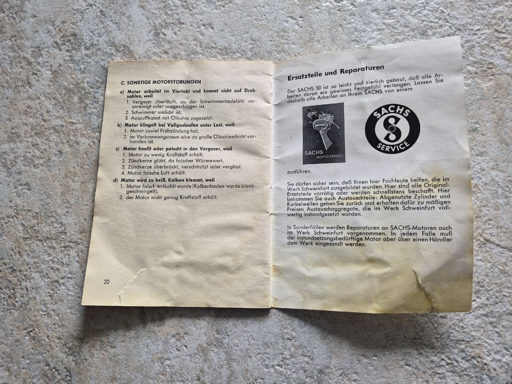 Sachs Parti ricambio per ciclomotori: Sachs 50/2 Handbuch – Usato da Belp venduto da intru 4