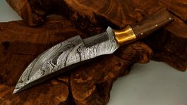 Top 1A XL Damast Messer Knife echter Faltenstahl Damascus