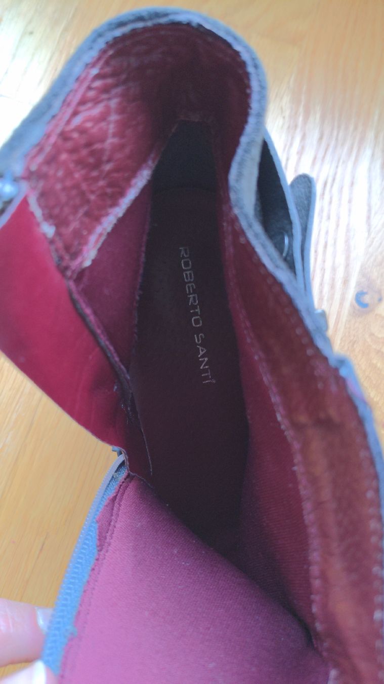 Roberto Santi Scarpe da donna: Roberto Santi Stiefeletten, Gr. 39 grau – Usato da Sutz venduto da Rawypp 4