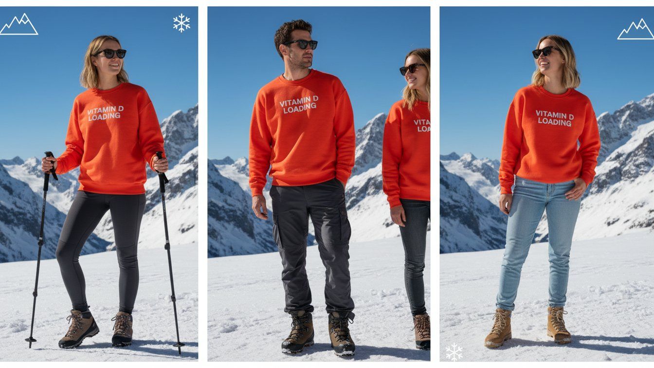 Pulls & Sweat-shirts: Vitamin D Loading! Winter-Sweater, Orange, Grösse L – Neuf avec emballage d'origine à Biel/Bienne par Bolagol9 1