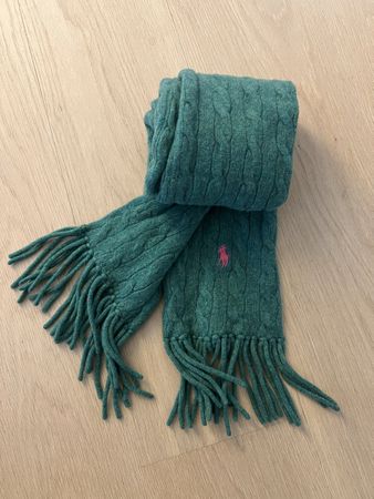 Polo Ralph Lauren, Schal grün Wolle Kaschmir