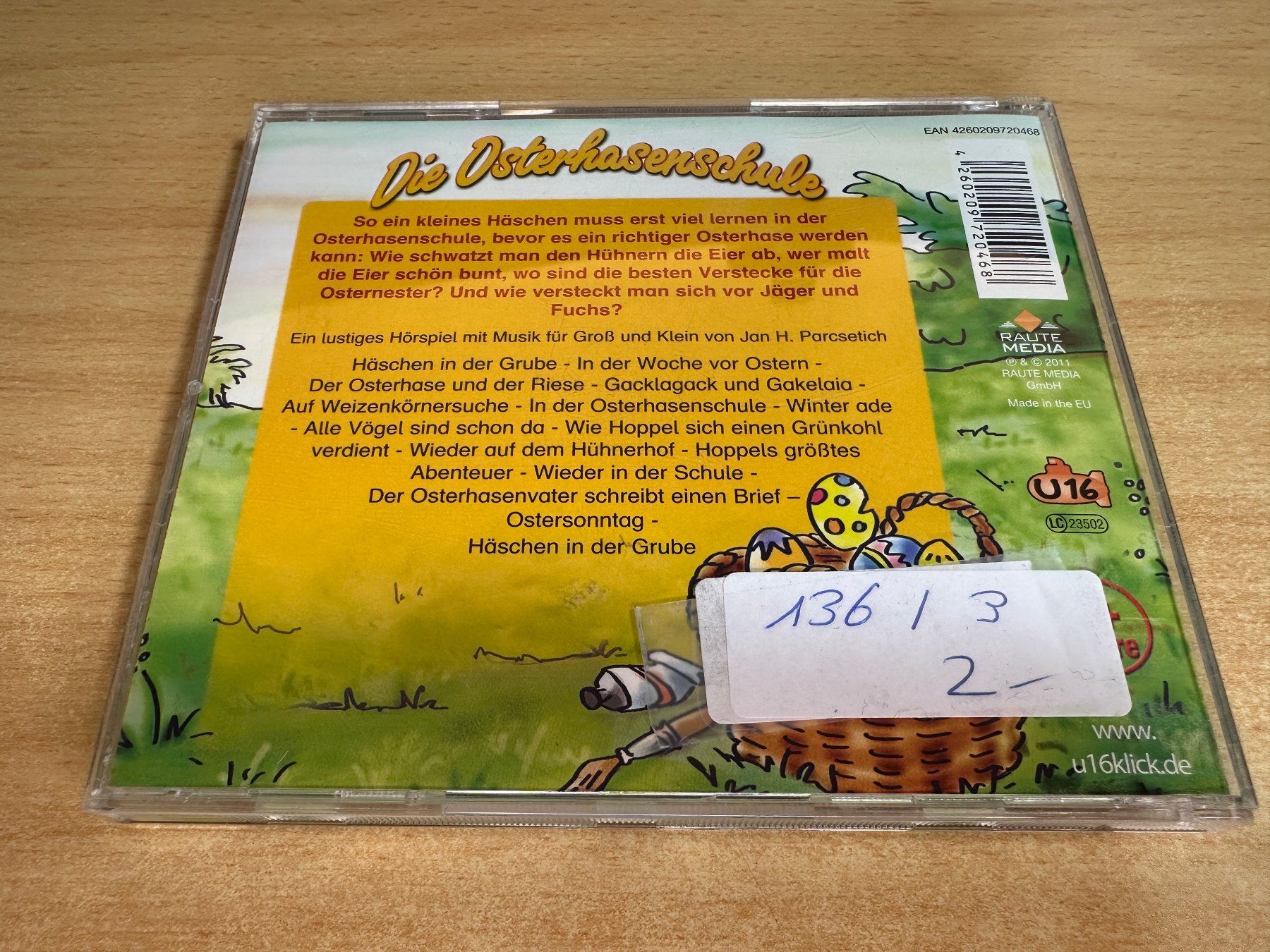 CD: P9 Jan H. Parcsetich - Die Osterhasenschule – Usato da Rikon im Tösstal venduto da Alpenmutz 1