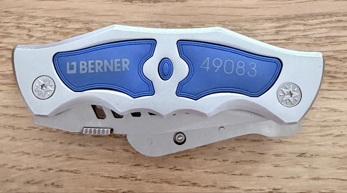 Coltelli tascabile: Couteau utilitaire Neuf pliant BERNER  avec lame de rechange – Nuovo e nell'imballaggio originale da Courgevaux venduto da auxtrouvailles 1