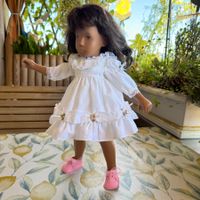 Original Sasha Puppe, Trendon, 42 cm + 3 Kleider + Schuhe