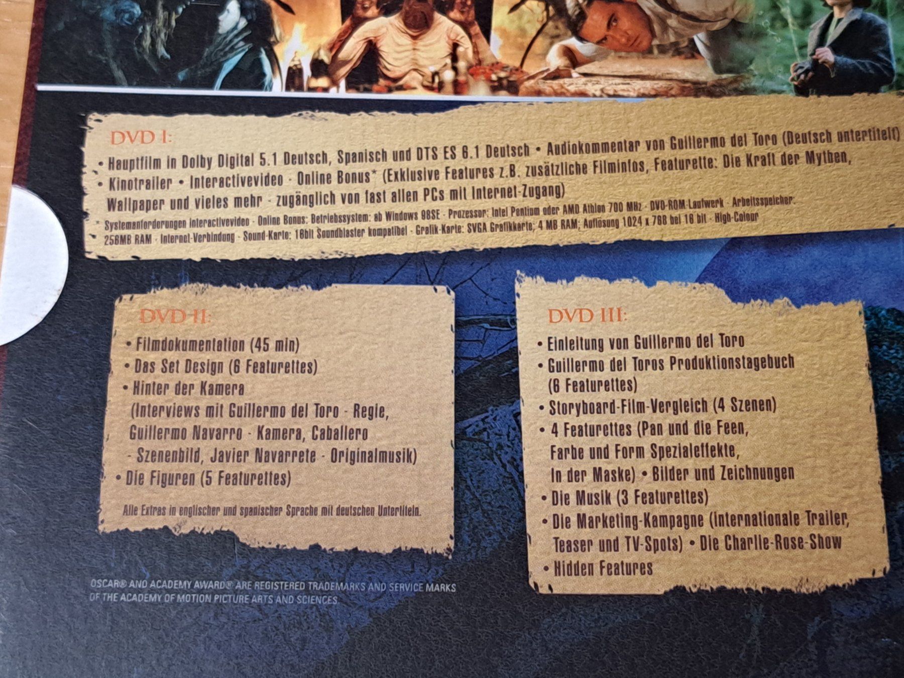 Tutti i DVDs: DVD PANs LABYRINTH, 3-Disc Collector's Edition – Usato da Unterseen venduto da Kanica 3