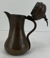 Arabische Dallah Kaffeekanne Kupfer handgehämmert mit Deckel