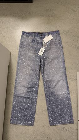 Birth Of A Royalchild 20K Swarovski Diamond Pants Jeans