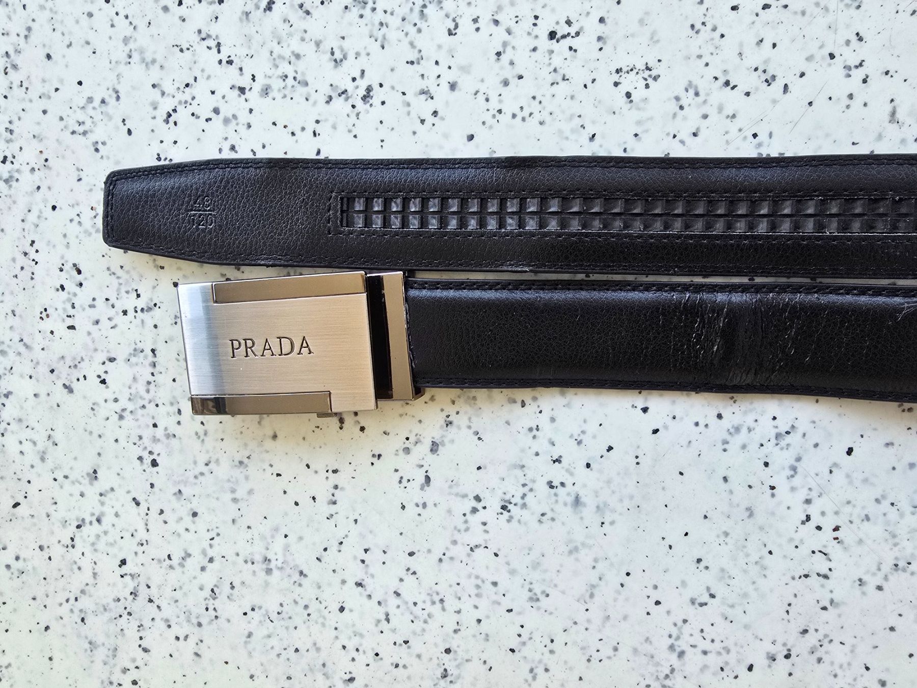 Prada Cinture: Herren Gürtel Prada schwarz – Usato da Emmenbrücke venduto da bagger58 1