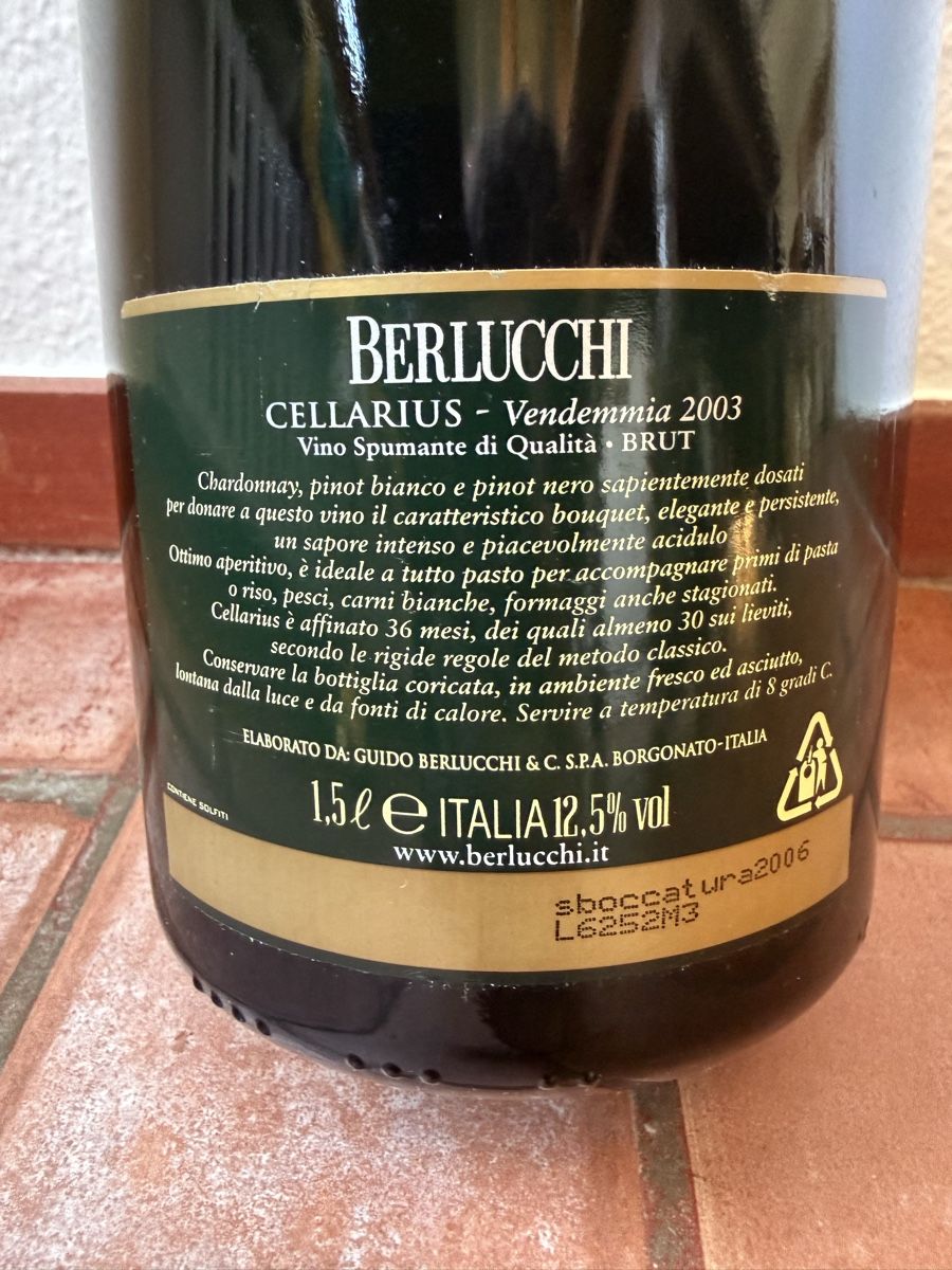 Vino: Berlucchi Franciacorta – Nuovo e nell'imballaggio originale da Zürich venduto da maurice1212 2