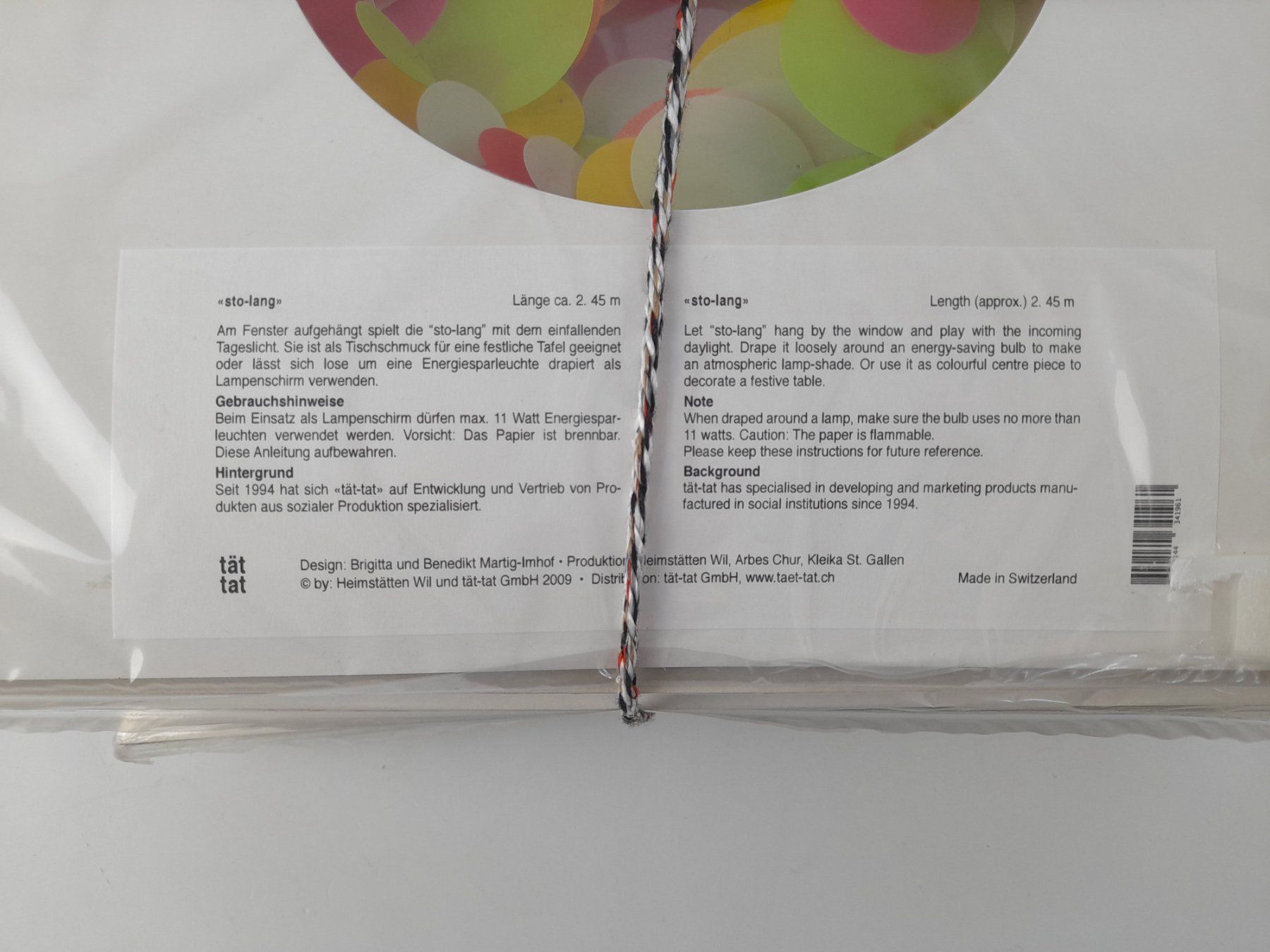 Alle Dekorationen: STO-LANG Girlande 6Stück – Neu und originalverpackt aus Liebefeld von Restwert_Liebefeld 2