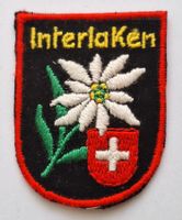 Interlaken Stoff Wappen Aufnäher Badge St.Gallen Stickerei