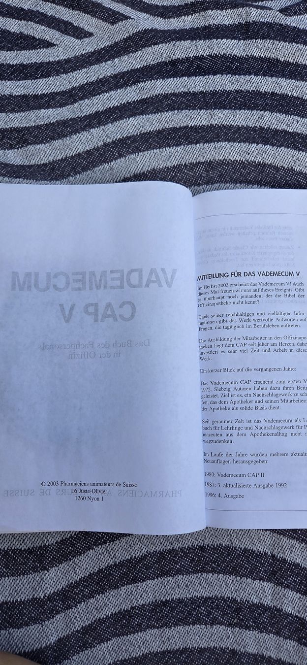 Bücher: Vedemecum CAP V – Gebraucht aus Birsfelden von Fringi 2