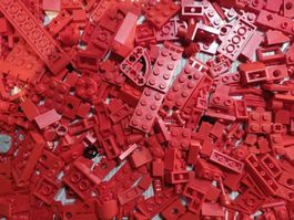 Lego Technic 300 Rote Kleinteile -P45