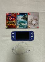 Nintendo Switch Lite blau inklusive 3 Spiele neu
