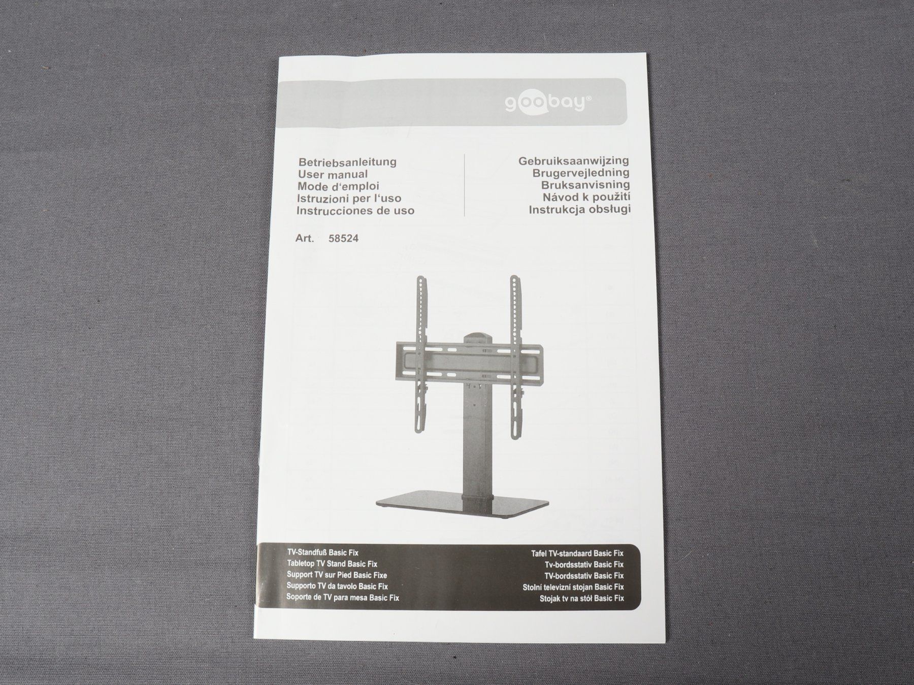 Fixations: GOOBAY TV MOUNT TABLE STAND 32-55 ZOLL M – Neuf (Voir description) à Steinen par Restwert_Steinen 7
