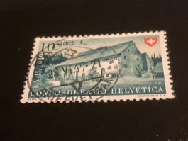 Bauernhof Baselbiet ZNr. B43 1949 Vollstempel Basel