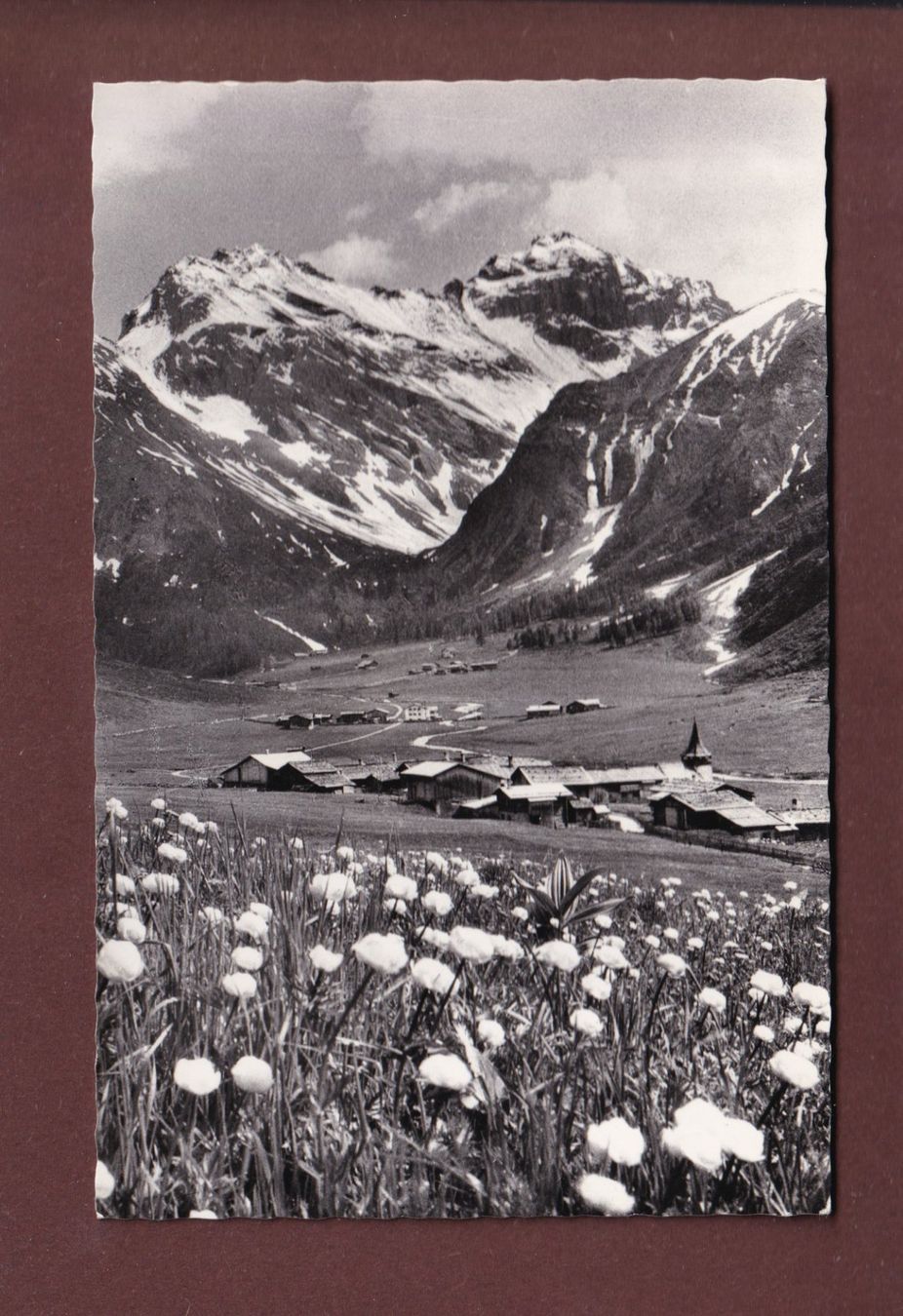 Cartoline postali: Davos - SERTIG-DÖRFLI - 1964 – Usato da Pully venduto da nicecards