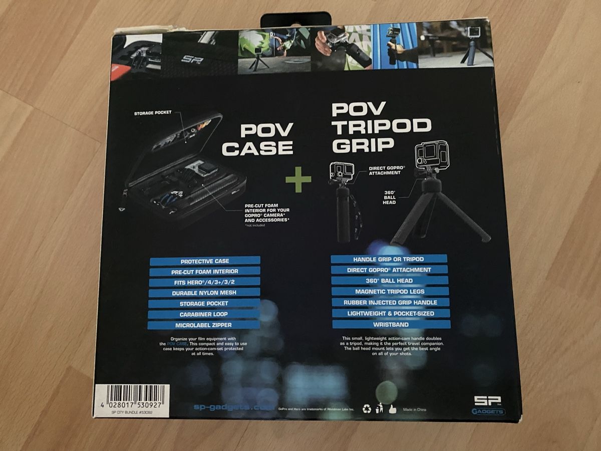 Action Cam: Neu Sp Gadgets POV case and Tripod Grip – Nuovo e nell'imballaggio originale da St. Gallen venduto da pintyilin 2