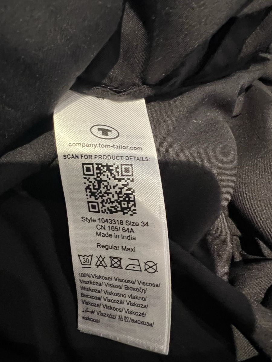 Tom Tailor Gonne: Rock schwarz Grösse 34 regular maxi von Tom Tailor – Nuovo (secondo la descrizione) da Sargans venduto da SVENJA04 1