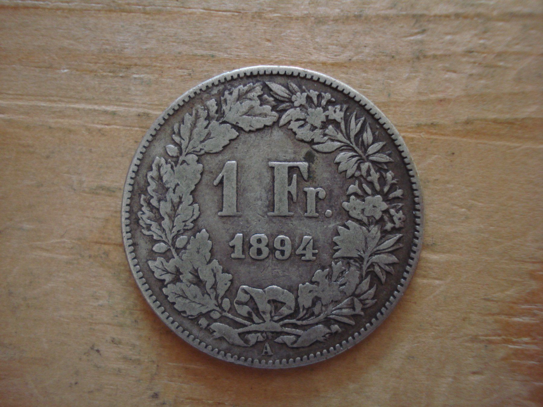 Tutti le monete: (N4) 1 Franken 1894 – Usato da Erlach venduto da Net-Coins