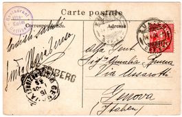 1906 VOLLSTEMPEL UETLIBERG KULM ZÜRICH ZIFFERMUSTER 10 - CA7