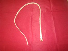 Gürtel offwhite Kunstleder mit Schnalle Länge 95cm