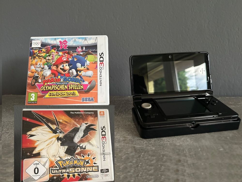 Nintendo 3DS Konsole / Pokemon Ultra Sonne, Sonic & Mario Kaufen auf