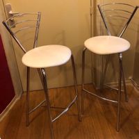 Lot de 2 chaises de bar design