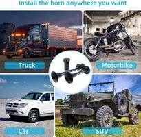 120 dB Trompete Air Horn mit Kompressor