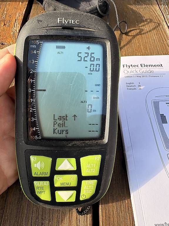 Vol libre: Flytec Element Vario / GPS  Gleitschirm – D'occasion à Wynigen par Daisy.wy 1
