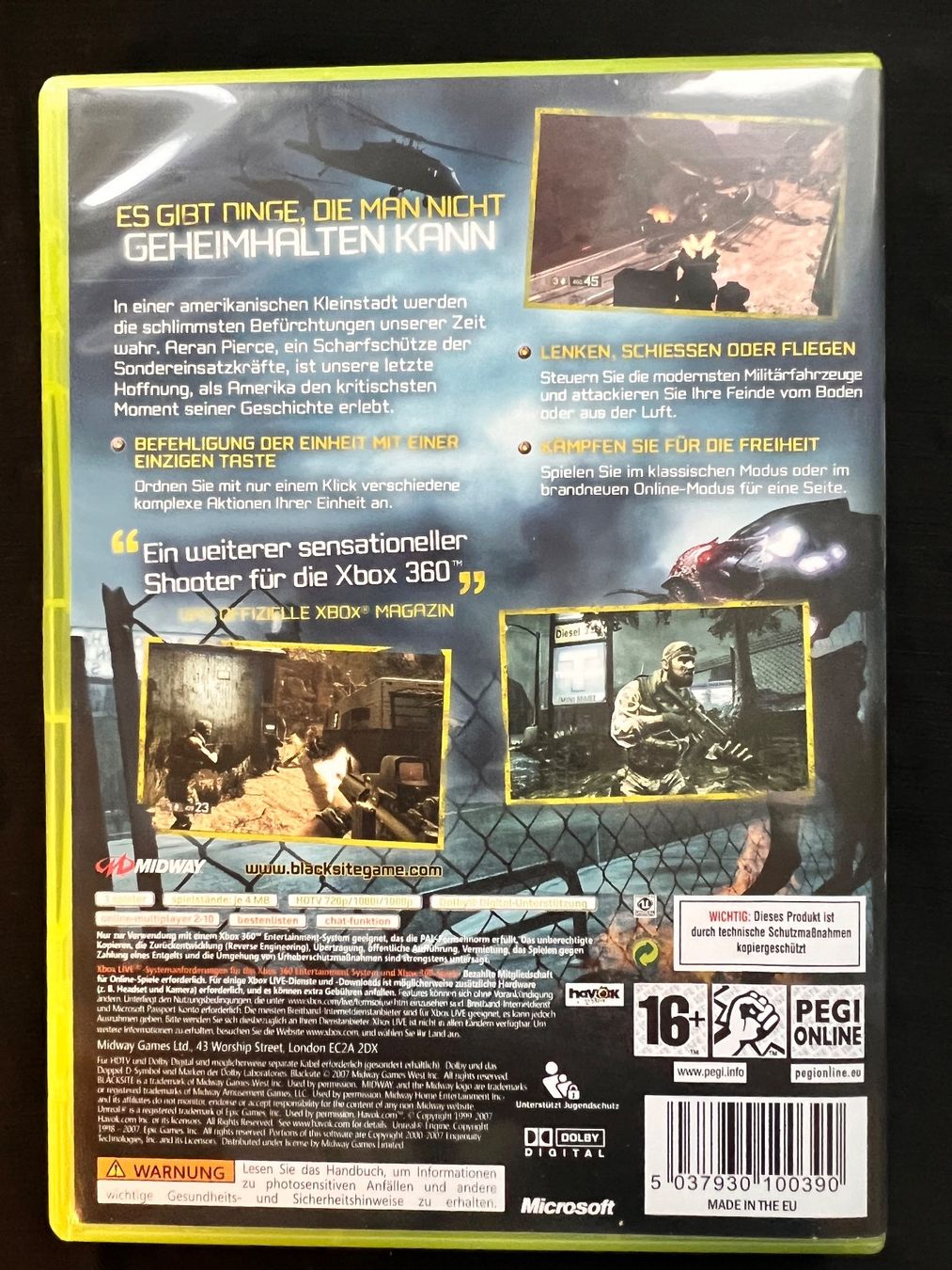 Spiele: BLACKSITE - XBOX360 – Gebraucht aus St.Gallen von sjosjo 1