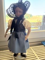 Puppe Tracht Trachtenpuppe vintage Handarbeit Grösse 30cm gu